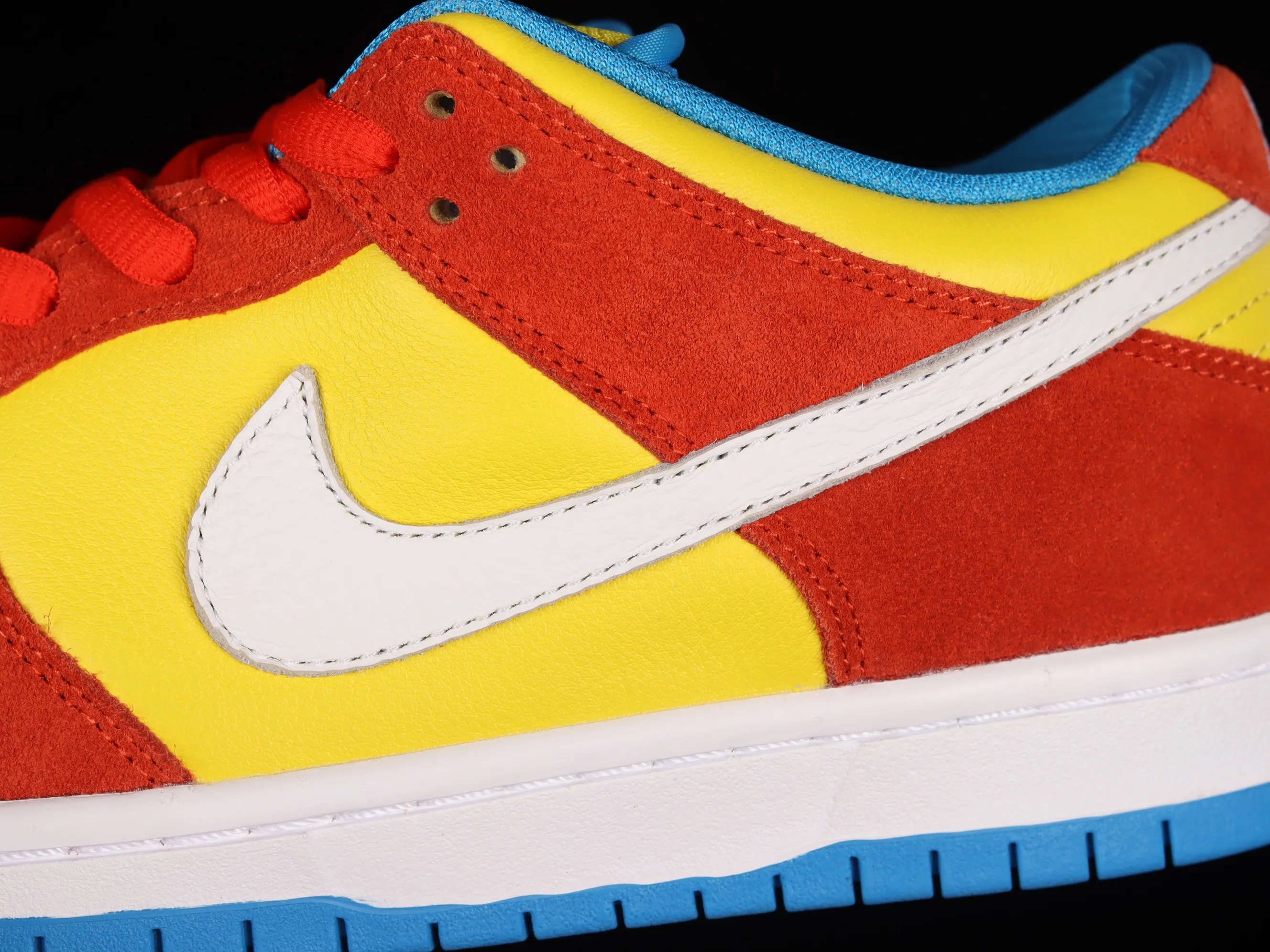 All categories Nk SB Dunk series Nk SB Dunk Low low-top sneakers J version Nk SB Dunk Low Pro "Bart Simpson" yellow orange Simpson SB low-top sports and leisure sneakers BQ6817-602